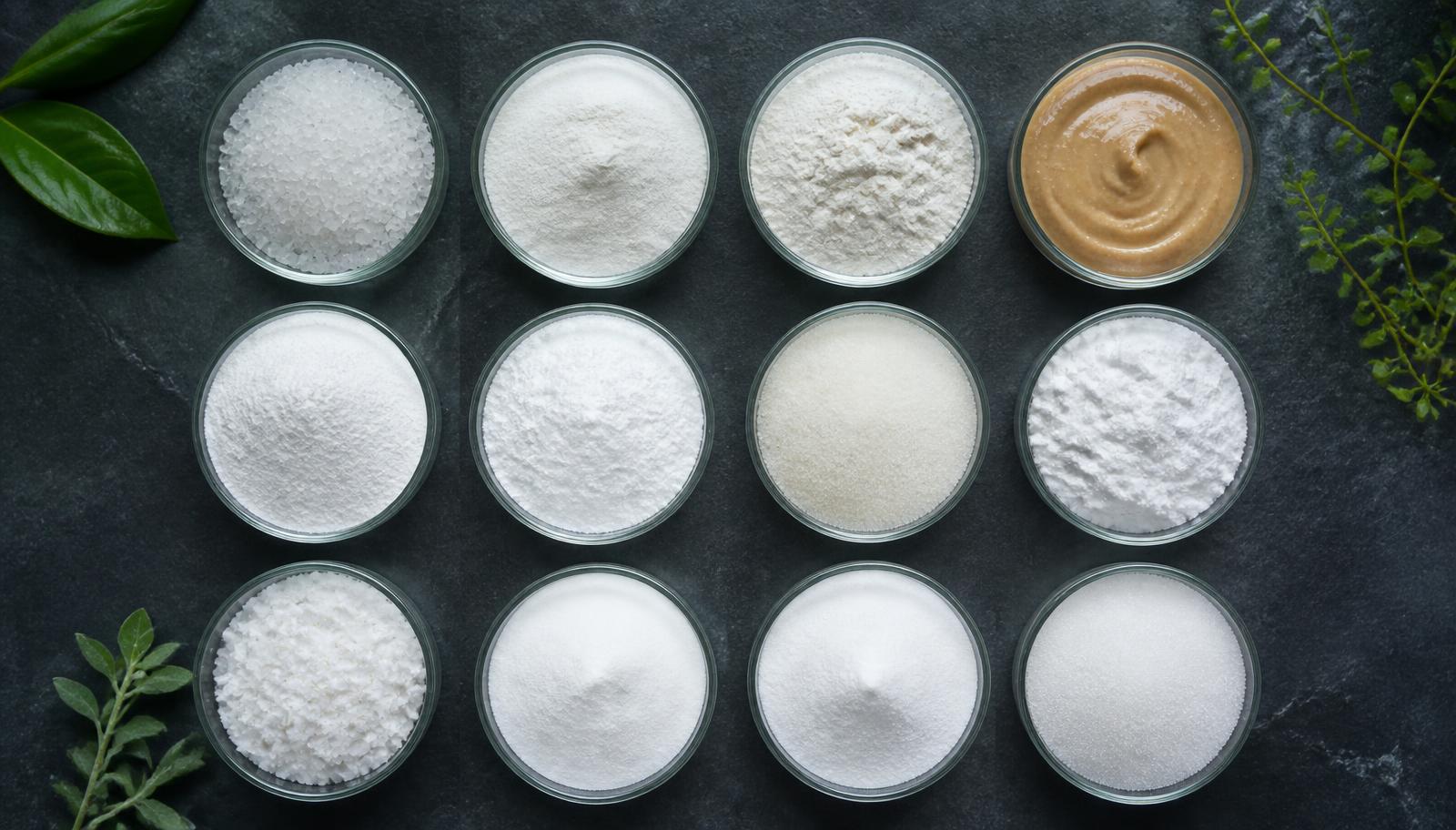 Glosario de materias primas y aditivos alimentarios (con número CAS)